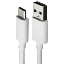 2 Pack USB-C To USB-A White Charging & Data Cable (3FT, 1M)