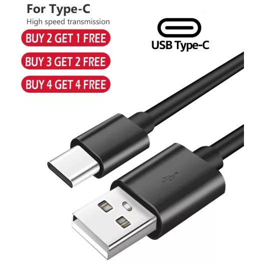 6FT OEM Type USB-C To USB-A Fast Charge Cable Cord Quick Charger Charging Sync