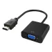 1080P HDMI Male To VGA Female Video Cable Cord Converter Adapter For PC Monitor