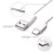 2 Pack USB-C To USB-A White Charging & Data Cable (3FT, 1M)