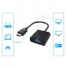 1080P HDMI Male To VGA Female Video Cable Cord Converter Adapter For PC Monitor