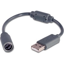 USB Breakaway Dongle Cable Cord Adapter For Xbox 360 PC Wired Controller