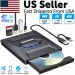 External CD DVD Drive USB 3.0 Writer Burner Player For PC Laptop Windows 11 10 - view 2