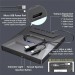 External CD DVD Drive USB 3.0 Writer Burner Player For PC Laptop Windows 11 10 - view 3