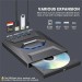 External CD DVD Drive USB 3.0 Writer Burner Player For PC Laptop Windows 11 10 - view 4